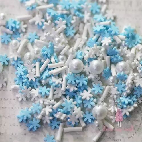 pour vos shaker box - Snowflakes