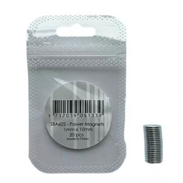 Power magnets - Aimants 10 mm - 20pcs - Simple and Basic