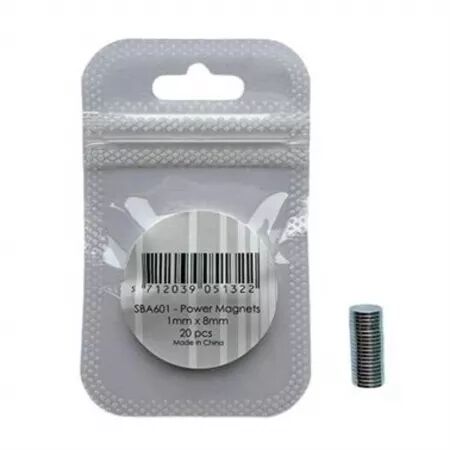 Power magnets - Aimants 8 mm - 20pcs - Simple and Basic