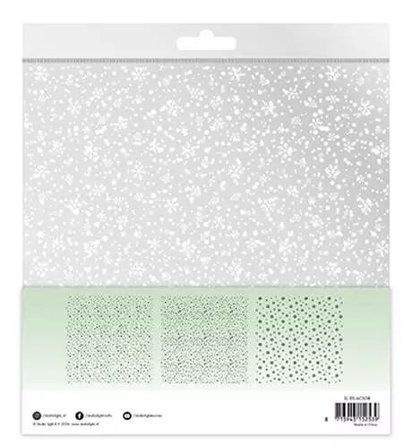 Printed acetate - Snow
