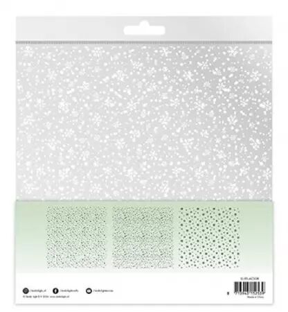 Printed acetate - Snow