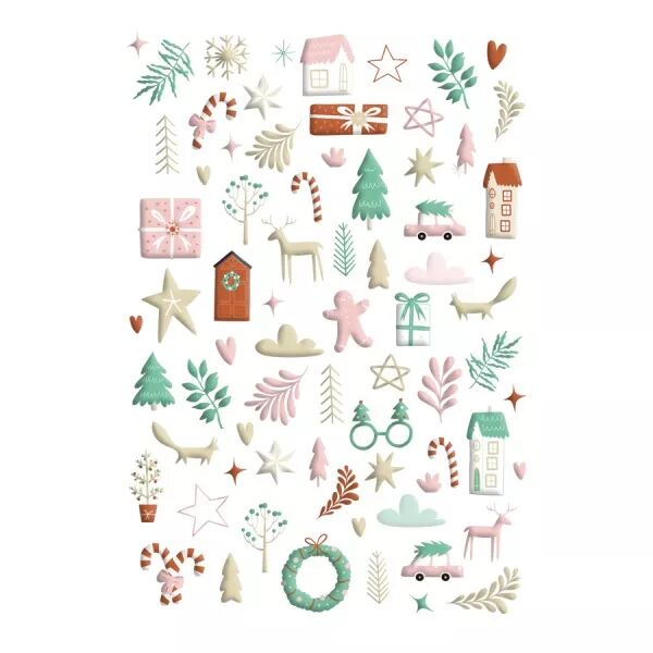 Puffy stickers - Carnet Enchant� - Les Ateliers de Karine