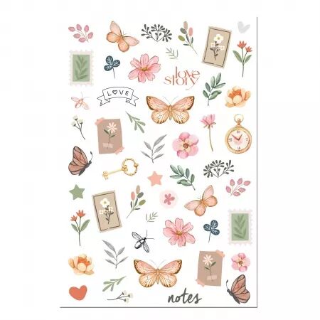 Puffy stickers - Vintage Journal  - Les Ateliers de Karine