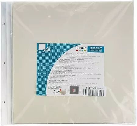 recharge 10 POCHETTES 30 x 30 pour album - Art&eacute;mio