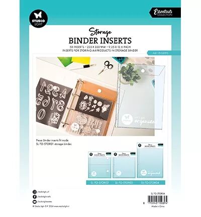 Recharges pochettes A4+ pour Storage Case - Studio Light