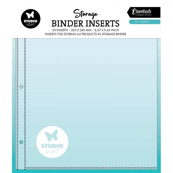 Recharges pochettes A5+ pour Storage Case - Studio Light