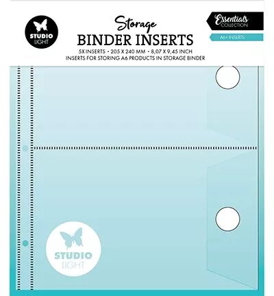 Recharges pochettes A6+ pour Storage Case - Studio Light