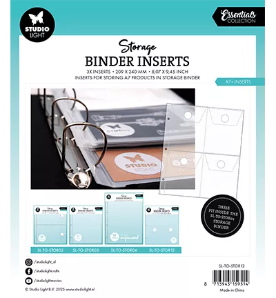 Recharges pochettes A7+ pour Storage Case - Studio Light