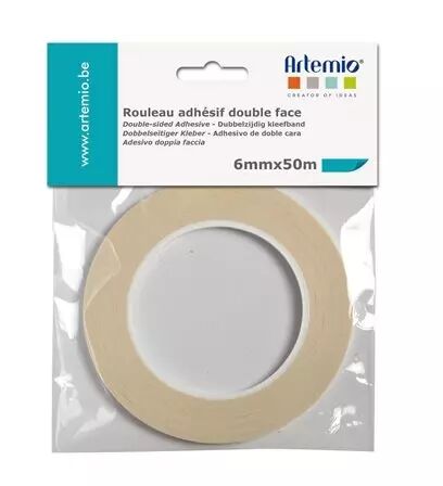 Rouleau adh�sif double face - 6mm
