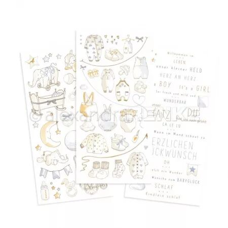 Rub-on - B&eacute;b&eacute; bleu - Alexandra Renke