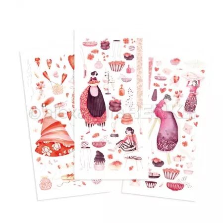 Rub-on - Figurines de Lisa - Heart time - Alexandra Renke