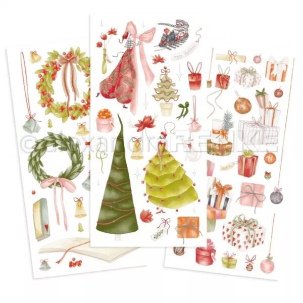 Rub-on - Figurines de Lisa - Magie du sapin de No�l - Alexandra Renke