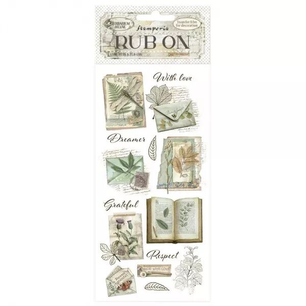 Rub On - Herbarium Silvae - Livres de botanique - Stamperia