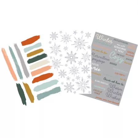 Rub-ons - Etoile des neiges - HA-PI little fox