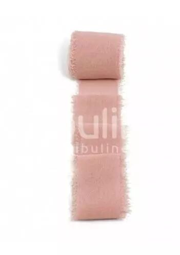 Ruban mousseline de soie - P�che