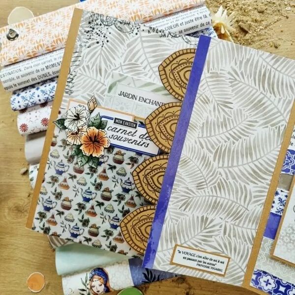SET DE PAPIER - collection Chant des dunes - Chou and Flowers