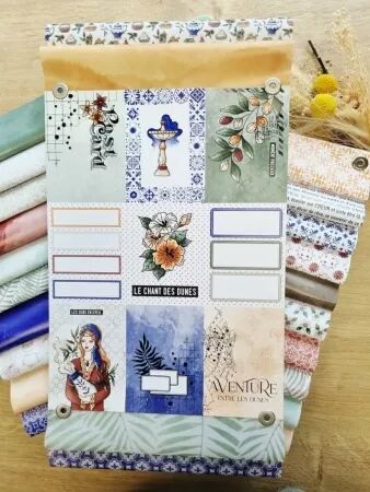 SET DE PAPIER - collection Chant des dunes - Chou and Flowers