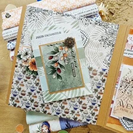 SET DE PAPIER - collection Chant des dunes - Chou and Flowers