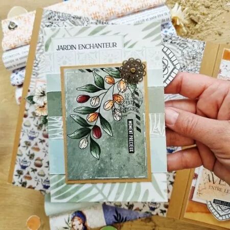 SET DE PAPIER - collection Chant des dunes - Chou and Flowers
