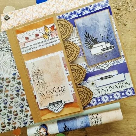 SET DE PAPIER - collection Chant des dunes - Chou and Flowers