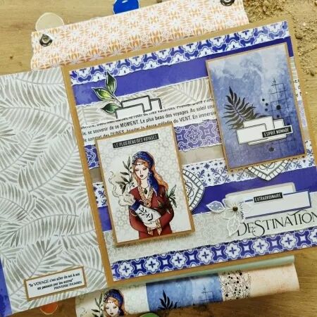SET DE PAPIER - collection Chant des dunes - Chou and Flowers