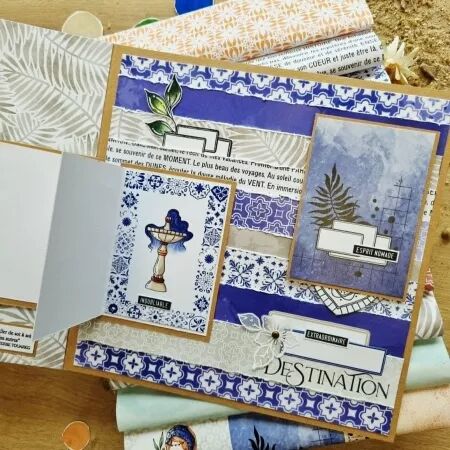 SET DE PAPIER - collection Chant des dunes - Chou and Flowers