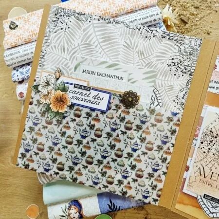 SET DE PAPIER - collection Chant des dunes - Chou and Flowers