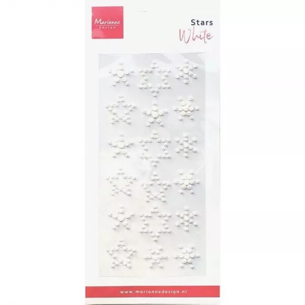 Stars - perles blanches