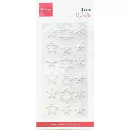 Stars - perles blanches