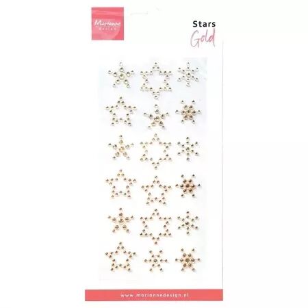 Stars - strass gold
