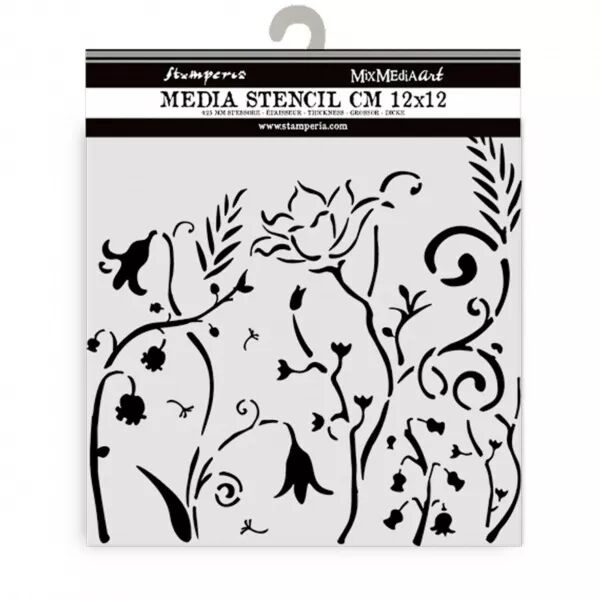 Stencil - Hidden Grove - Flowers - Stamperia