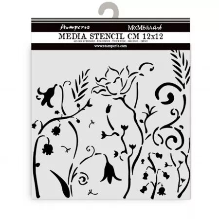 Stencil - Hidden Grove - Flowers - Stamperia