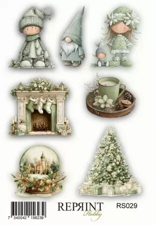 Stickers  - Home for Christmas - Reprint Hobby