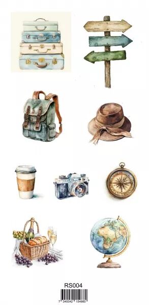 Stickers  - Journey / Voyage - Reprint Hobby