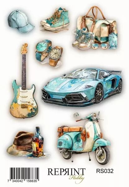 Stickers  - Masculine moments - Reprint Hobby
