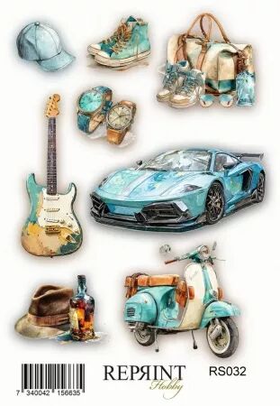 Stickers  - Masculine moments - Reprint Hobby