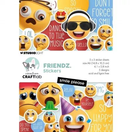 Stickers - Friendz - Smile please - Studio Light