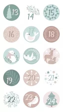 Stickers - Let it Snow - calendrier de l\'Avent