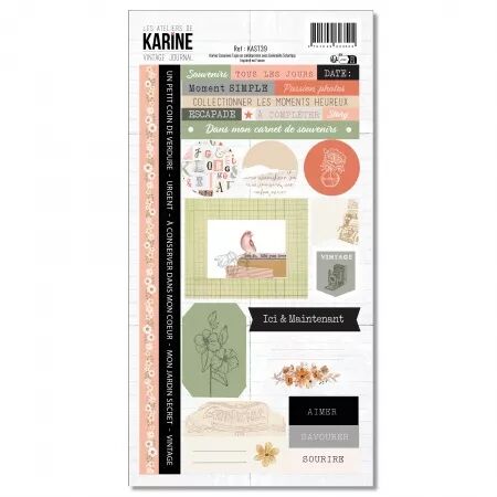 Stickers - Vintage Journal - Les Ateliers de Karine