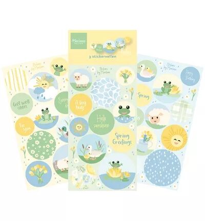 Stickers 3 planches - Dreamy Meadow by Marleen - Marianne Design