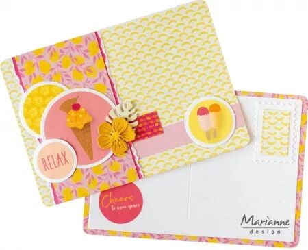 Stickers 3 planches - Fresh lemonade - Limonade fraiche - Marianne Design