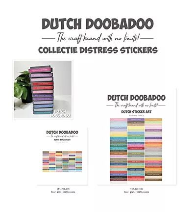 Stickers �tiquettes encres Distress