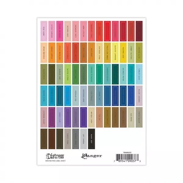 Stickers �tiquettes mini-pad Distress - Ranger