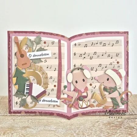 Stickers planche - Music notes - Marianne Design