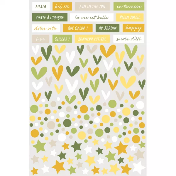 Stickers relief - Citronnade - Ha-Pi Little Fox