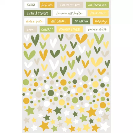 Stickers relief - Citronnade - Ha-Pi Little Fox