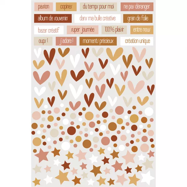 Stickers relief - Le Scrap&moi - Ha.Pi Little Fox