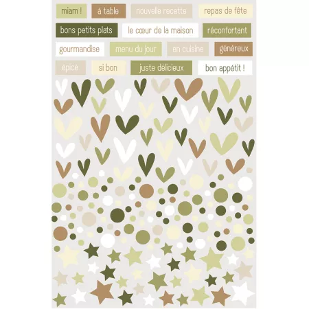 Stickers relief - Recette De Famille - HA-PI Little Fox 