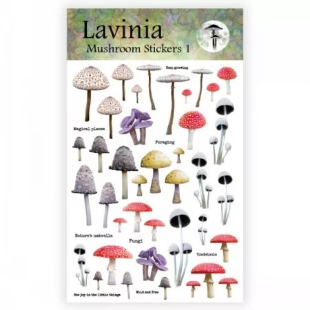 Stickers transparents - Champignons 1 - Lavinia