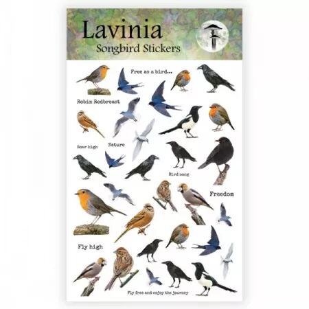 Stickers transparents - Oiseaux - Lavinia